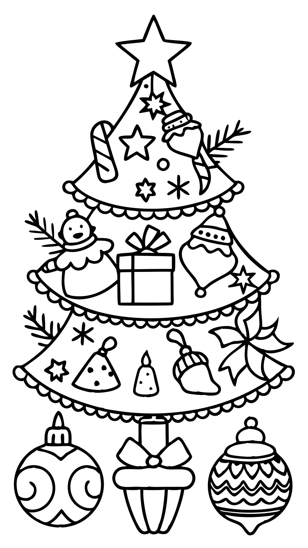 christmas adult coloring pages printable